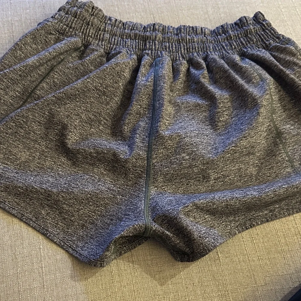 lululemon athletica Heather Gray Athletic Shorts - Preloved